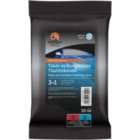   Gorilla nedves tisztítókendő üvegre és tükörre 30 darabos