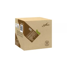  Infibra Szalvéta Madre Terra 2 rétegű 33x33cm barna 100% eco