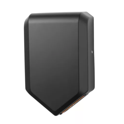 Kézszárító, rozsdamentes acél, fekete, légpengés 1000W