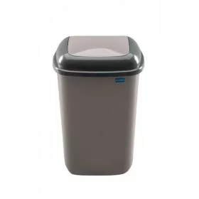 Plafor Quatro rugós  billenőfedeles szemetes 45L Mocca