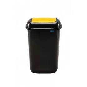  Plafor Quatro rugós  billenő fedeles szemetes 45L fekete/sárga