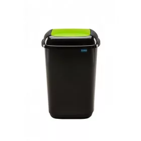   Plafor Quatro rugós  billenő fedeles szemetes 45L fekete/zöld