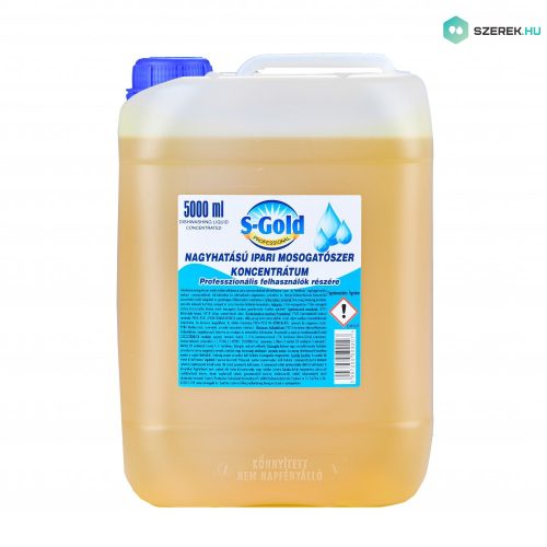 S-GOLD Professional ipari mosogatószer koncentrátum 5 liter 