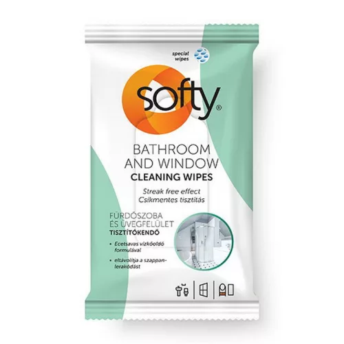 Softy fürdőszobai nedves tisztítókendő 40 lap