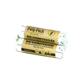 Kukoricakeményítő alapú (EN13432) PLA zsák 450x450x0,018mm, 10L, 10 darab/tekercs   Kukoricakeményítő alapú (EN13432) PLA zsák 450x450x0,018mm, 10L, 10 darab/tekercs