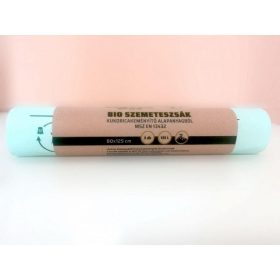 Kukoricakeményítő alapú (EN13432) PLA zsák 800x1250x0,03mm, 135L, 5 darab/tekercs   Kukoricakeményítő alapú (EN13432) PLA zsák 800x1250x0,03mm, 135L, 5 darab/tekercs