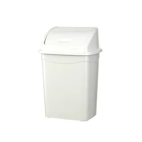   Planet Billenőfedeles szemetes kuka, műanyag, luxury, fehér, 4 L
