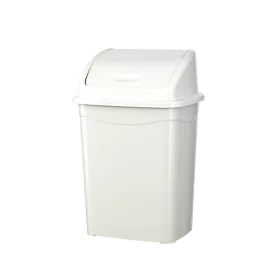   Planet Billenőfedeles szemetes kuka, műanyag, luxury fehér, 9 L