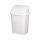 Billenőfedeles szemetes kuka, műanyag, luxury fehér, 50 L