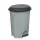 Planet Pedálos szemetes kuka, műanyag, ECO antracit, kivehető kosárral, 12L