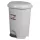Planet Pedálos szemetes kuka, műanyag, ECO szürke, kivehető kosárral, 50L NO5