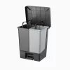 Planet DUO ECO osztott pedálos szemetes kuka antracit (50 l)