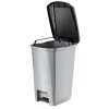 Planet Pedálos szemetes kuka SLIM, műanyag, ECO antracit, 25L