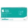 Wepa Liquify toalettpapír 3 rétegű, fehér, 250lap, 8 tekercs/csomag, 8 csomag/zsák