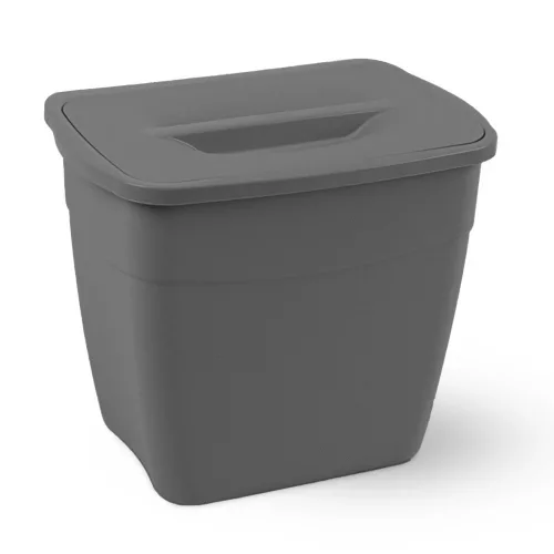 Planet Koala szemetes, fedővel 6L (Hanging Bucket) Antracit szürke színű