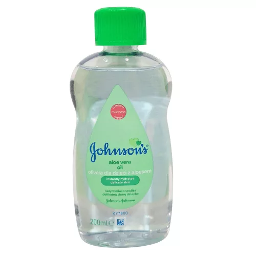 Johnson's baby Babaolaj 200 ml nyugtató és tápláló Aloe Vera