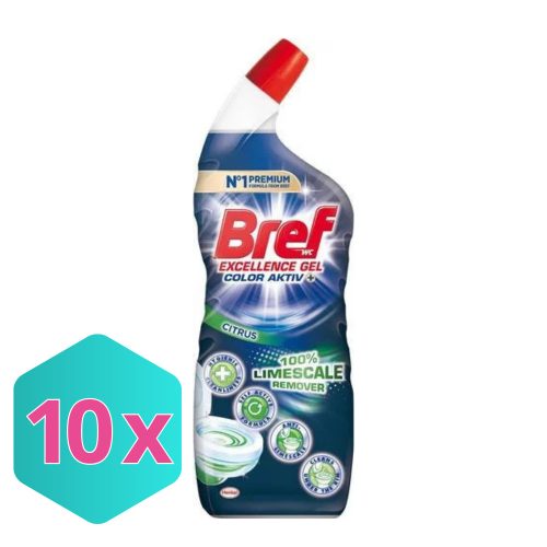 Bref wc tisztító gél Color Activ Citrus 700 ml KARTON - 10 db