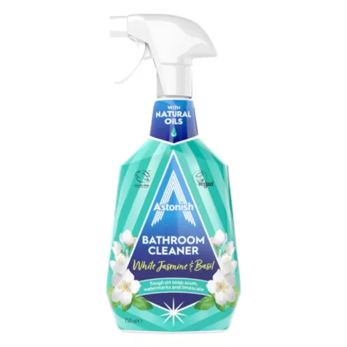 Astonish Fürdőszobai tisztító spray, jázmin és bazsalikom illattal 750ml