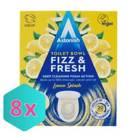   Astonish Fizz&Fresh WC tabletta, citrom 8db/doboz KARTON - 8 db