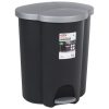 Curver Trio szelektív pedálos szemetes Antracit/Ezüst (2x17L + 6L)