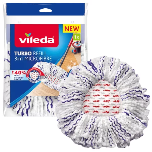 Vileda Turbo 3in1 microfibre utántöltő felmosófej