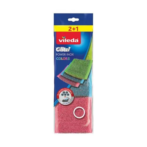 Vileda Glitzi Power Inox Colors súrolópárna (3 db)