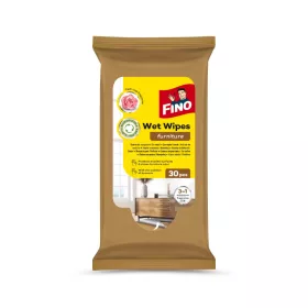 Fino bútorápoló nedves törlőkendő friss rózsa illattal (30 db)