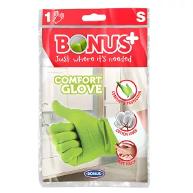 Bonus+ Komfort gumikesztyű "S"
