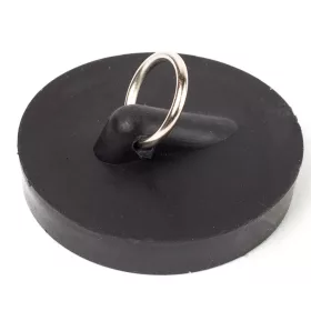 Szász gumi lefolyódugó karikával fekete 40 mm (1 db)