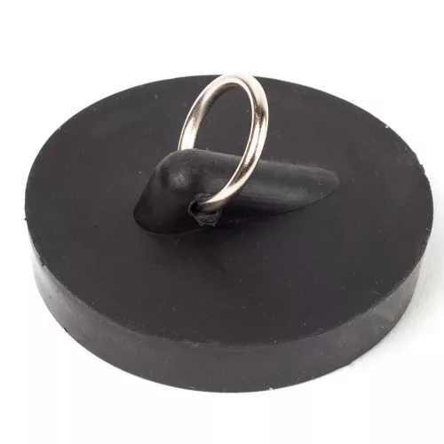 Szász gumi lefolyódugó karikával fekete 40 mm (1 db)