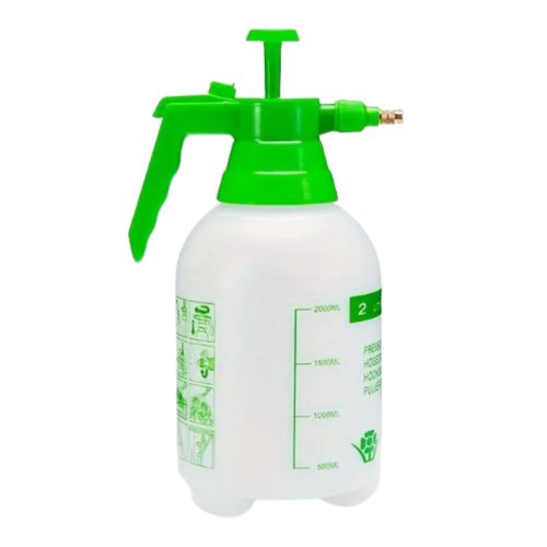 Permetező kanna, műanyag, kézi nyomású, 2 liter (6db/karton)