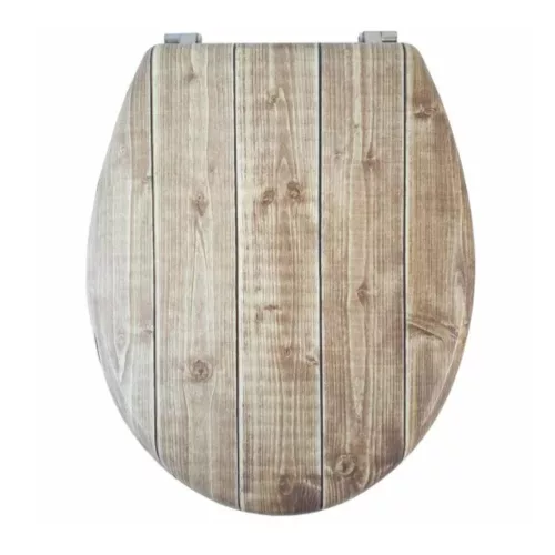 Bath Duck MDF WC-ülőke fa mintázatú (1 db)