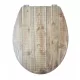 Bath Duck MDF WC-ülőke fa mintázatú (1 db)
