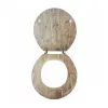 Bath Duck MDF WC-ülőke fa mintázatú (1 db)