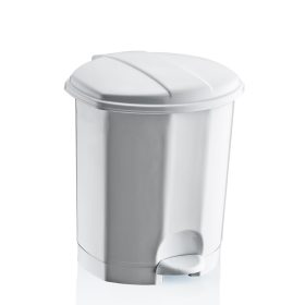 BT pedálos szemetes fehér (18 liter)