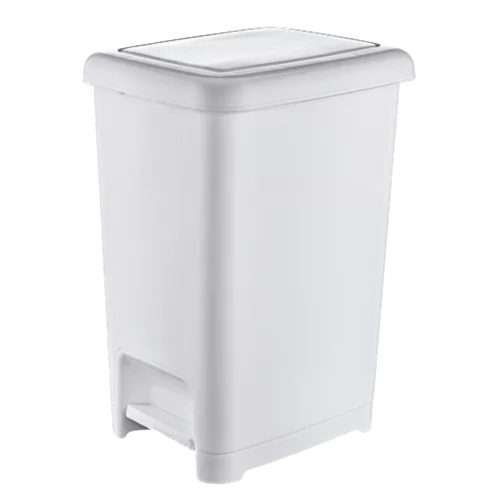 Dunya Slim pedálos szemetes fehér (40 l)