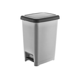 Slim pedálos szemetes antracit (60 l)