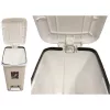 Slim pedálos szemetes antracit (60 l)