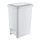 Szemetes pedálos Slim FEHÉR 60L, Slim (4db/karton)