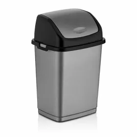 Fantasy szemetes kuka, billenőfedeles 35L, Szürke