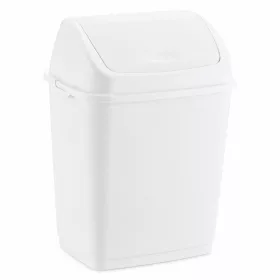 Fantasy szemetes kuka, billenőfedeles 35L, Fehér