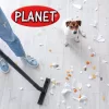 Planet Pedálos szemetes kuka DUO, osztott, műanyag, ECO BÉZS, 50L