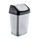Polytime E-245 billenőfedeles szemetes kuka szürke/antracit (50 L)