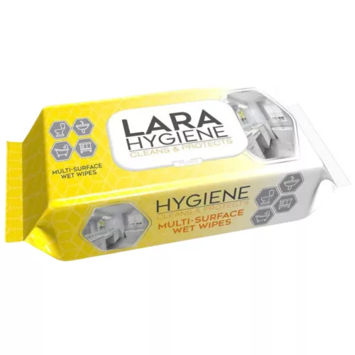 Lara Hygiene Multi Surface nedves törlőkendő (50 db)