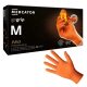 MERCATOR GoGrip Orange Gumikesztyű M-es 50 db/csomag