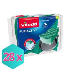  Vileda Pur Active NON-SCRATCH mosogatószivacs 2db KARTON - 28 db