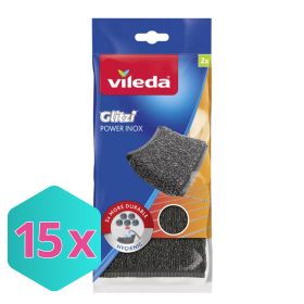   Vileda Glitzi POWER INOX Súrolópárna 2 db/csomag KARTON - 15 csomag