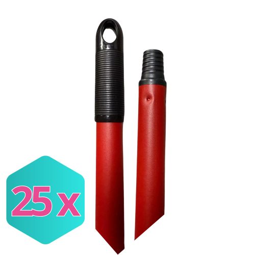 PROFI Felmosó Nyél  piros, csavarós véggel 150 cm KARTON - 25 db