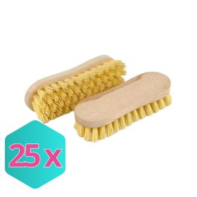 Fa piskóta alakú súrolókefe KARTON - 25 db