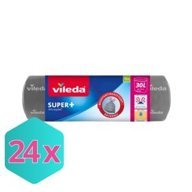   Vileda Ecobag zárószalagos szemeteszsák 30Liter 55x55 cm KARTON - 24 db